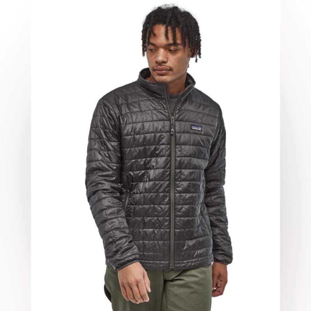Patagonia Men's Gray Nanopuff Quilted Jacket